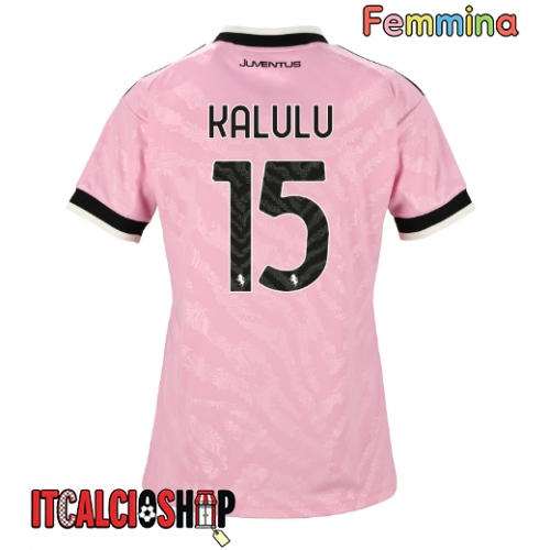 Juventus Pierre Kalulu #15 Seconda Maglia Femmina 2026-27 Manica Corta